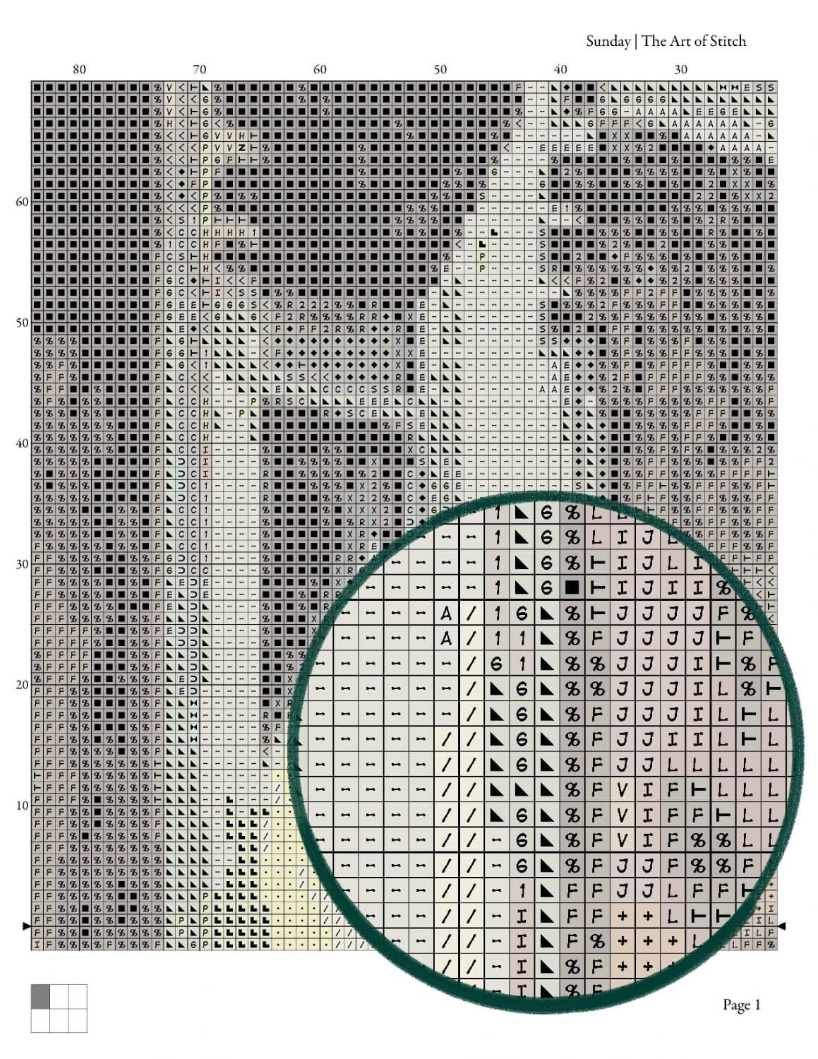 Sunday Cross Stitch Pattern - Premium Cross Stitch Pattern - Edward Hopper