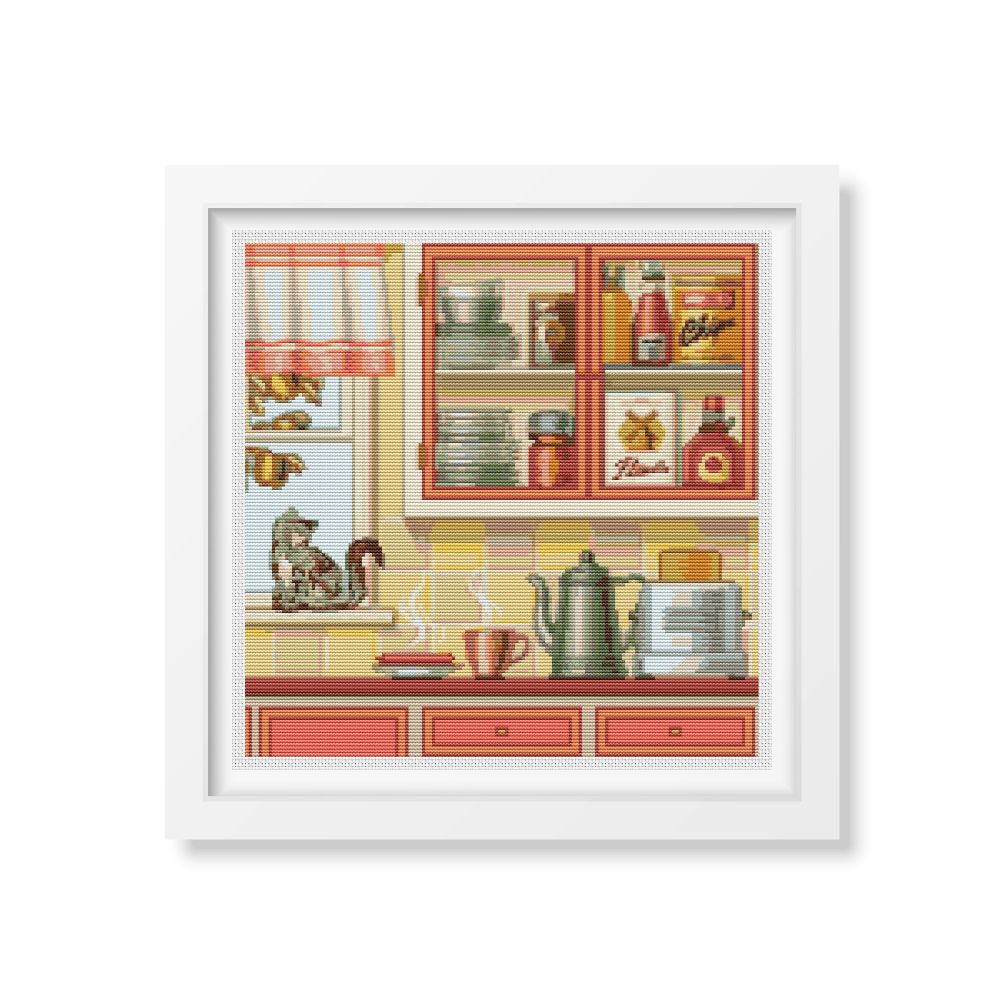 In The Kitchen Cross Stitch Kit | The Art of Stitch