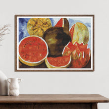 Viva La Vida Watermelons Cross Stitch Pattern - Premium Cross Stitch Pattern - Frida Kahlo