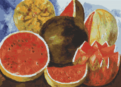 Viva La Vida Watermelons Cross Stitch Pattern