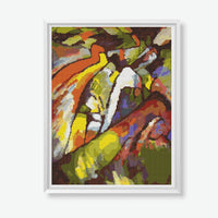 Improvisation Cross Stitch Kit - Premium Cross Stitch Kit - Wassily Kandinsky