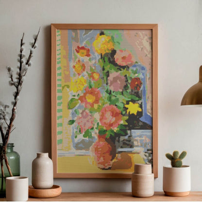 Grand Bouquet Cross Stitch Pattern - Premium Cross Stitch Pattern - Moise Kisling
