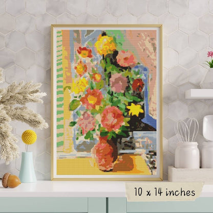 Grand Bouquet Cross Stitch Pattern