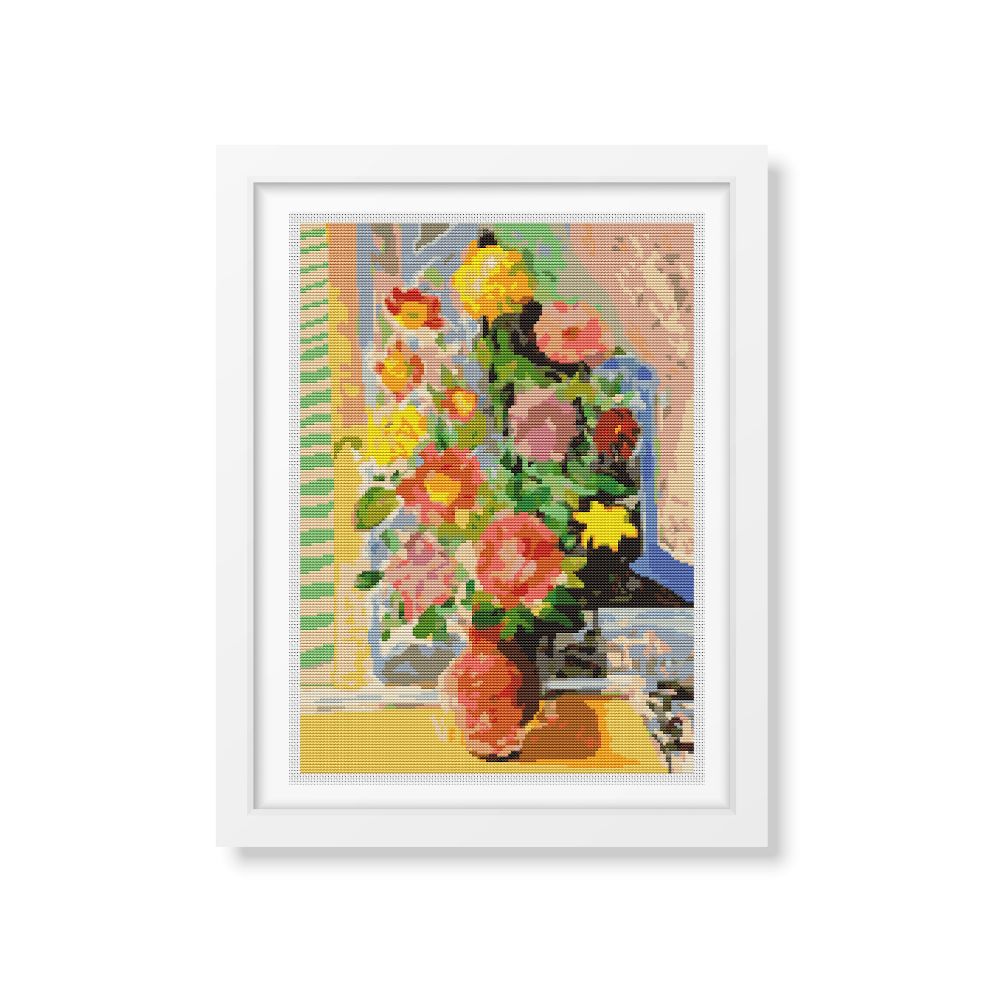 Grand Bouquet Cross Stitch Kit | Moise Kisling