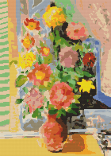 Grand Bouquet Cross Stitch Pattern | Moise Kisling