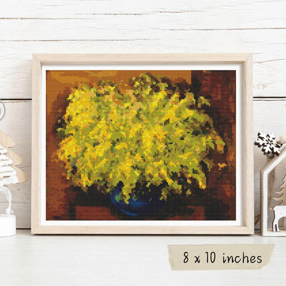 Mimosas Cross Stitch Pattern