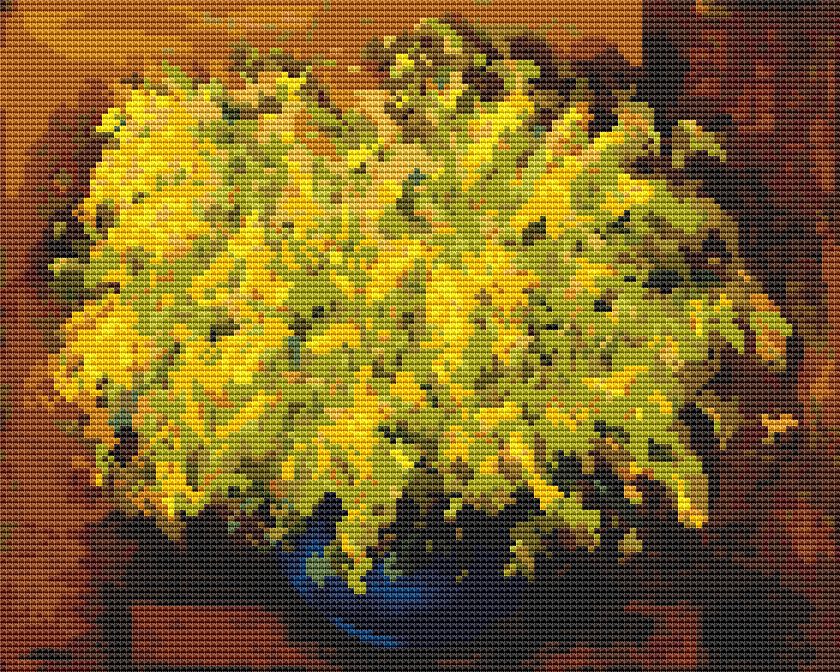 Mimosas Cross Stitch Pattern by Moise Kisling