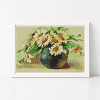 Daisies Cross Stitch Kit - Premium Cross Stitch Kit - Catharina Klein