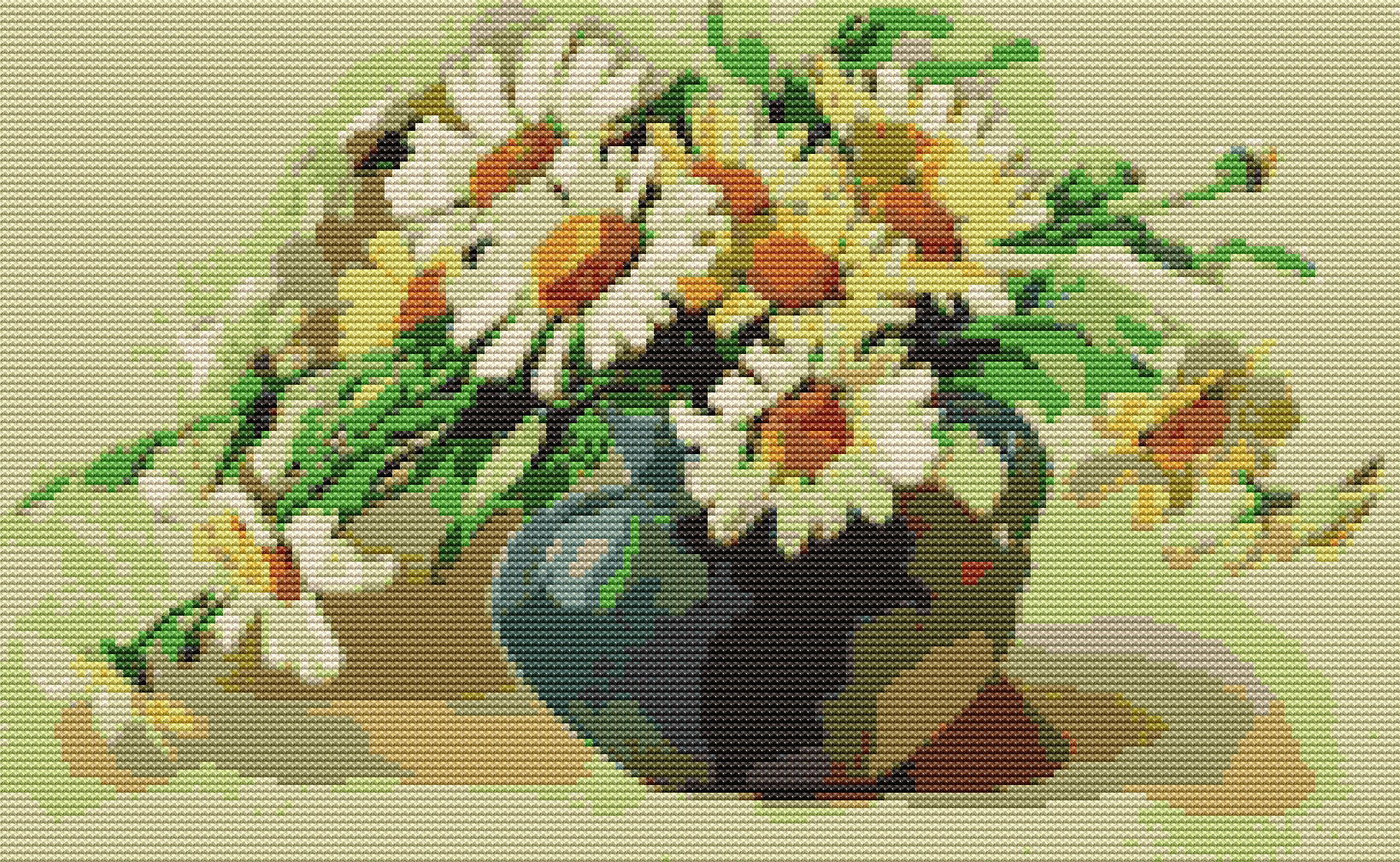 Daisies Cross Stitch Kit | Catharina Klein