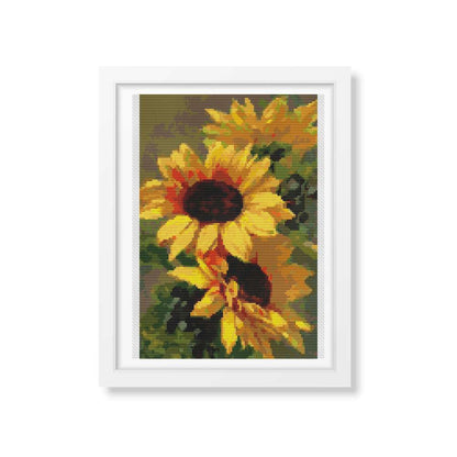 Sunflowers Cross Stitch Pattern | Catharina Klein