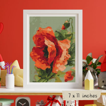 Poppies Cross Stitch Kit | Catharina Klein