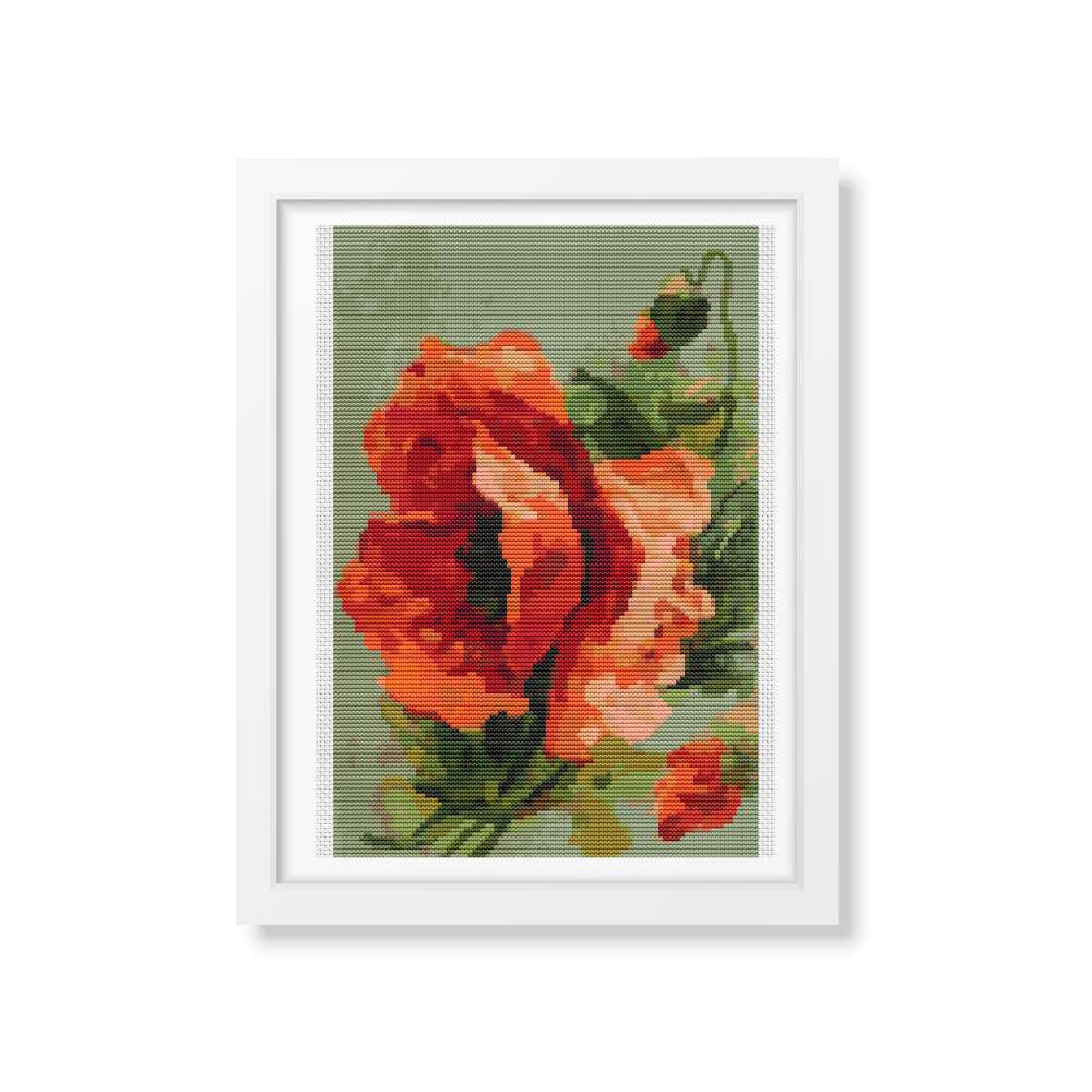 Poppies Cross Stitch Kit | Catharina Klein