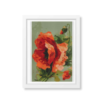 Poppies Cross Stitch Kit | Catharina Klein