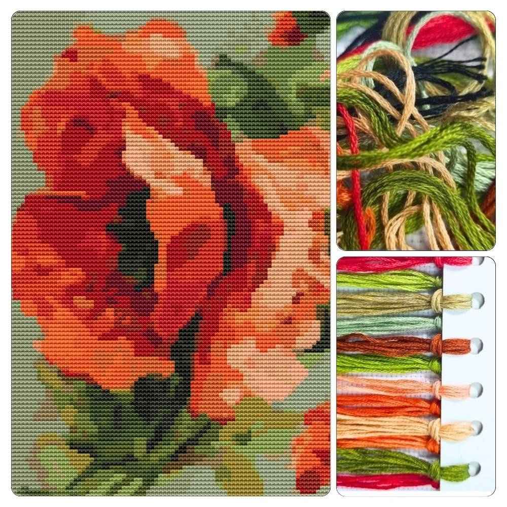 Poppies Cross Stitch Kit