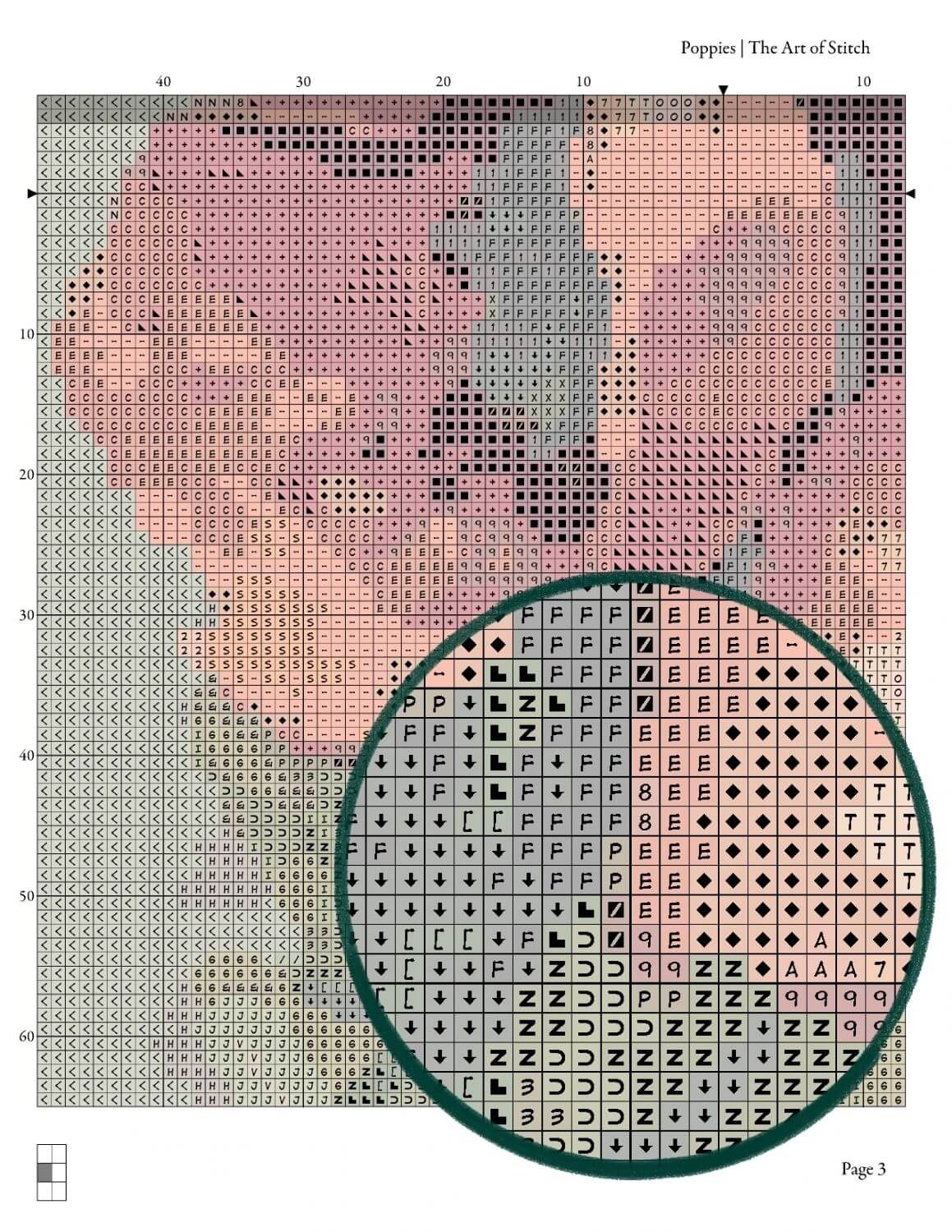 Poppies Cross Stitch Pattern - Premium Cross Stitch Pattern - Catharina Klein