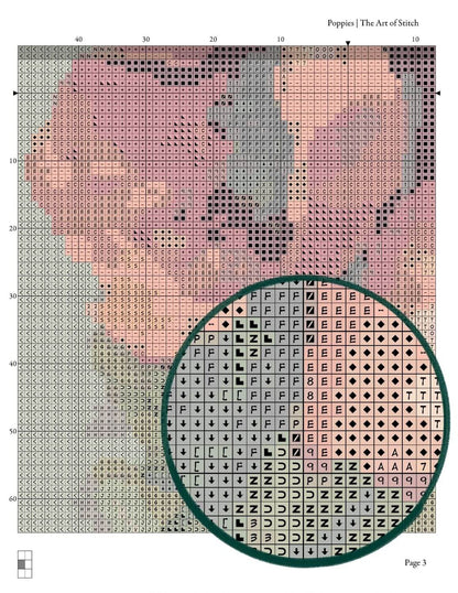 Poppies Cross Stitch Pattern - Premium Cross Stitch Pattern - Catharina Klein