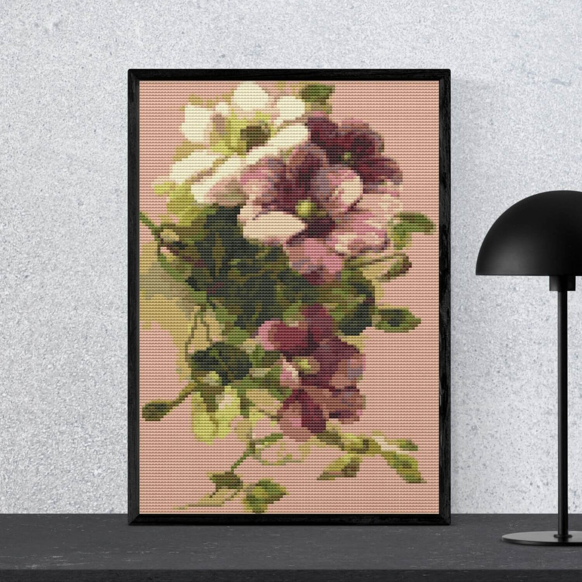 Clematis Cross Stitch Pattern - Premium Cross Stitch Pattern - Catharina Klein