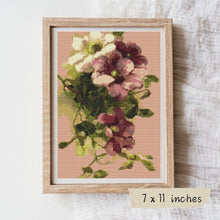 Clematis Cross Stitch Kit