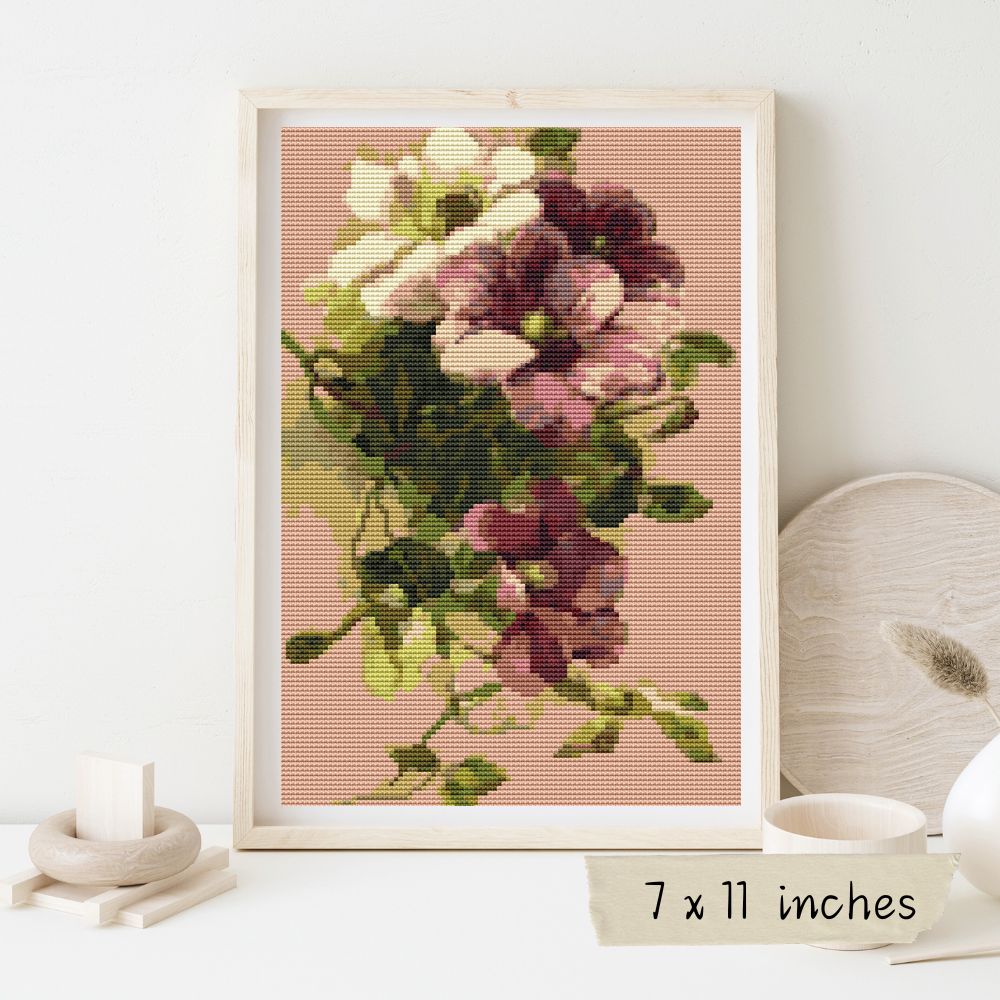 Clematis Cross Stitch Kit | Catharina Klein