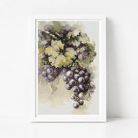 Grapes Cross Stitch Kit - Premium Cross Stitch Kit - Catharina Klein