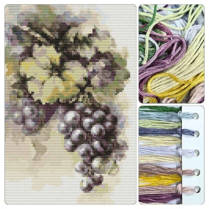 Grapes Cross Stitch Kit