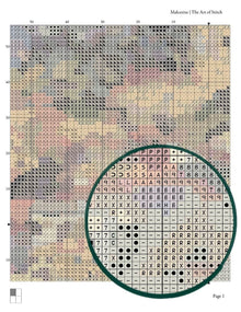 Malcesine Cross Stitch Pattern - Premium Cross Stitch Pattern - Gustav Klimt