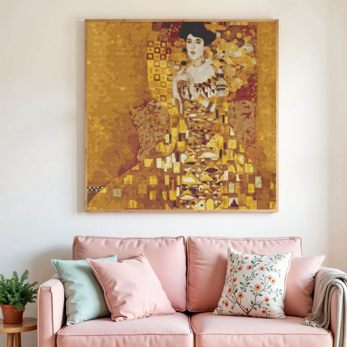Portrait of Adele Bloch Bauer Cross Stitch Pattern - Premium Cross Stitch Pattern - Gustav Klimt