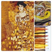 Portrait of Adele Bloch Bauer Cross Stitch Kit - Premium Cross Stitch Kit - Gustav Klimt