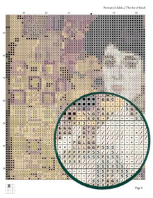 Portrait of Adele Bloch Bauer Cross Stitch Pattern - Premium Cross Stitch Pattern - Gustav Klimt