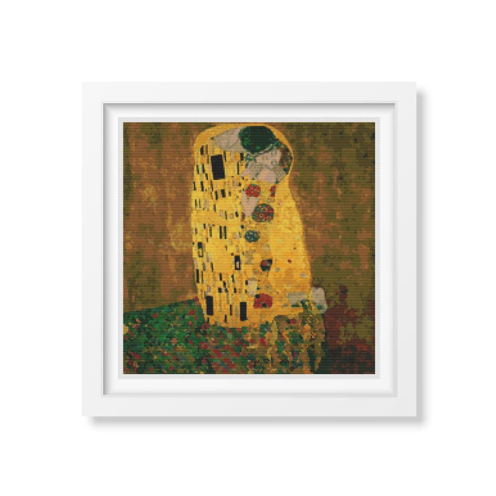 The Kiss Cross Stitch Kit | Gustav Klimt