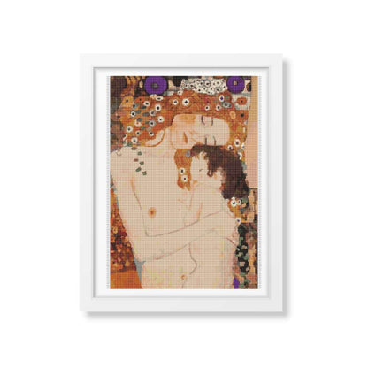 Mother and Child Cross Stitch Kit | Gustav Klimt