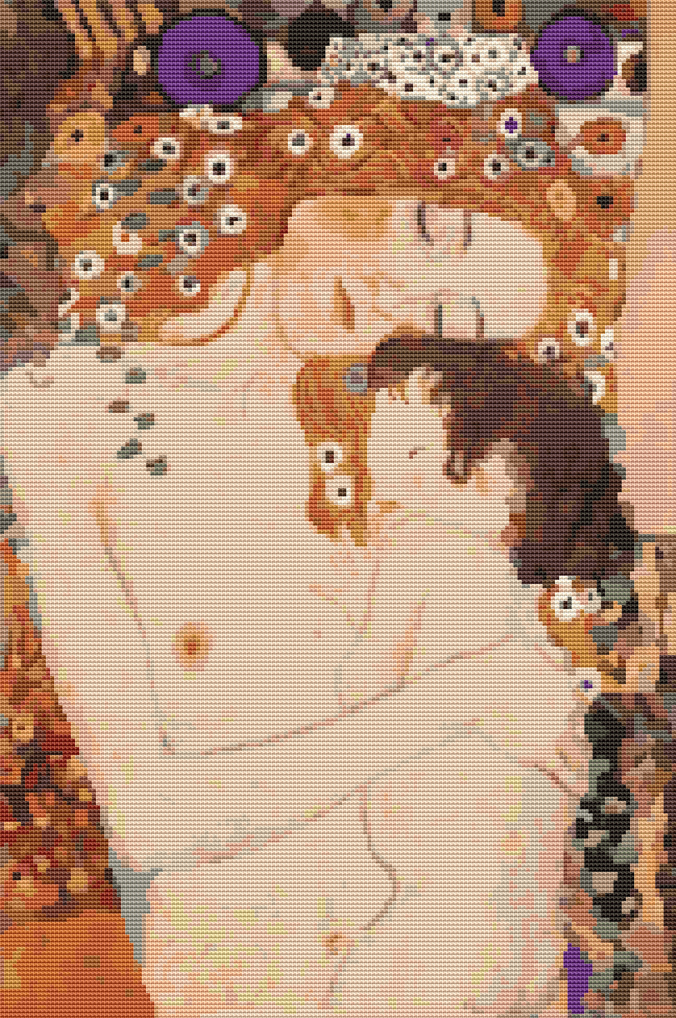 Mother and Child Cross Stitch Kit | Gustav Klimt