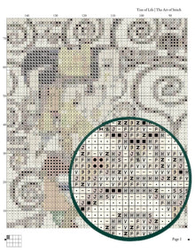 Tree of Life Cross Stitch Pattern - Premium Cross Stitch Pattern - Gustav Klimt