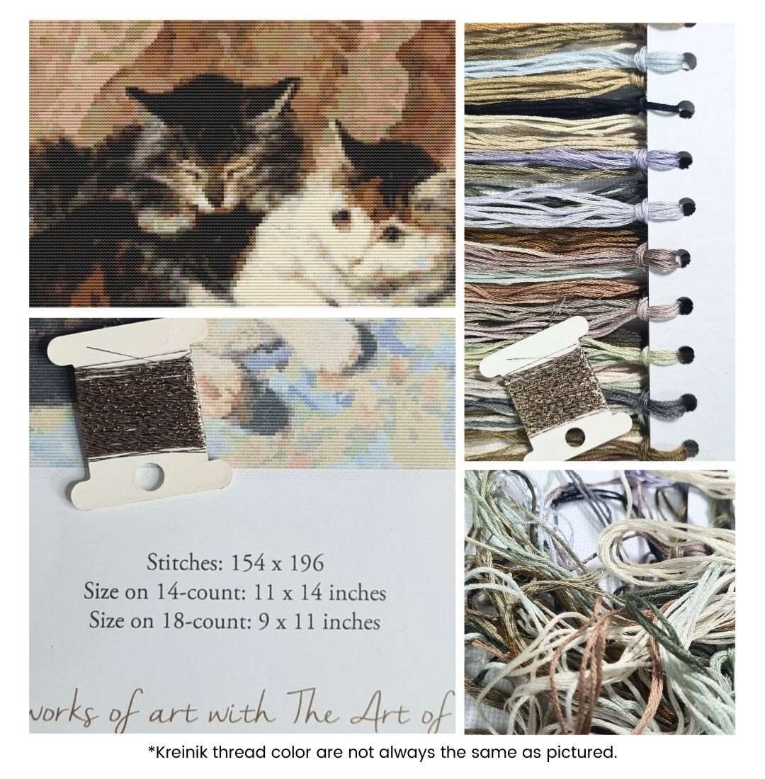 Best of Friends Cross Stitch Kit | Henriette Ronner Knip