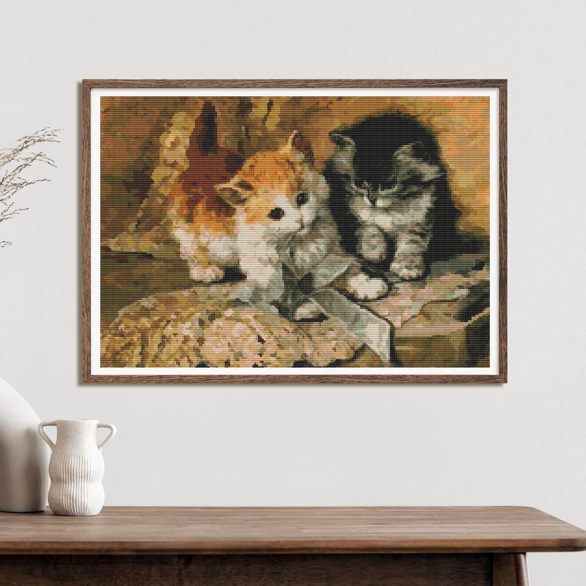Kittens and Bows Cross Stitch Pattern - Premium Cross Stitch Pattern - Henriette Ronner Knip