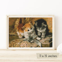 Kittens and Bows Cross Stitch Kit | Henriette Ronner Knip