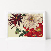 Japan Dahlia Cross Stitch Kit - Premium Cross Stitch Kit - Tanigami Konan