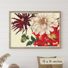 Japan Dahlia Cross Stitch Kit