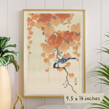 Great Tit on Paulownia Branch Cross Stitch Kit