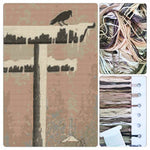 Torii and Crow in the Snow Cross Stitch Kit
