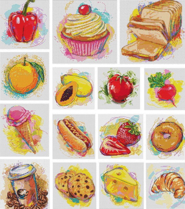 Yummy Cupcake Counted Cross Stitch Kit | The Art of Stitch