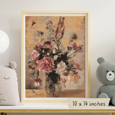 A Garden Bunch Cross Stitch Pattern