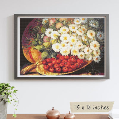 A Summer Still Life Cross Stitch Pattern