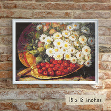 A Summer Still Life Cross Stitch Pattern | August Laux