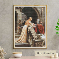 God Speed Cross Stitch Kit - Premium Cross Stitch Kit - Edmund Blair Leighton