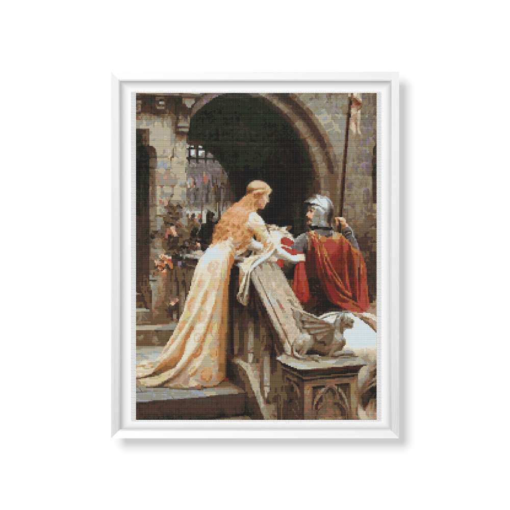 God Speed Cross Stitch Kit | Edmund Blair Leighton