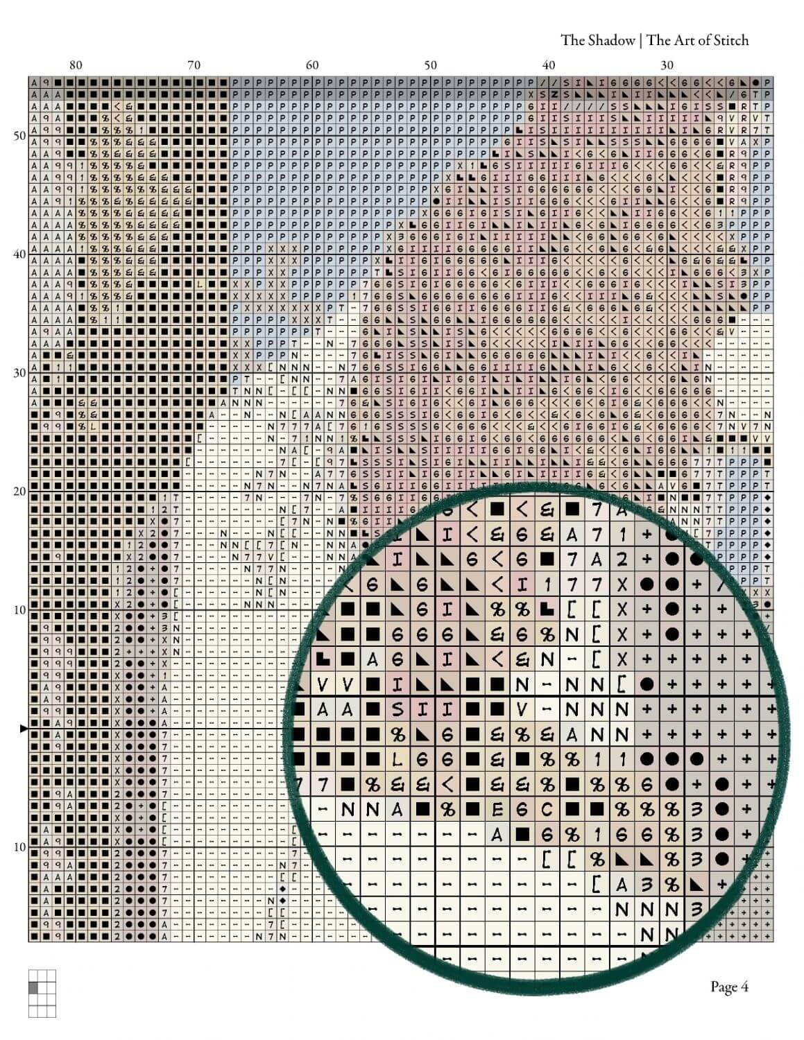 The Shadow Cross Stitch Pattern