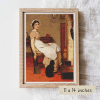 Her First Place Cross Stitch Kit - Premium Cross Stitch Kit - G.D. Leslie
