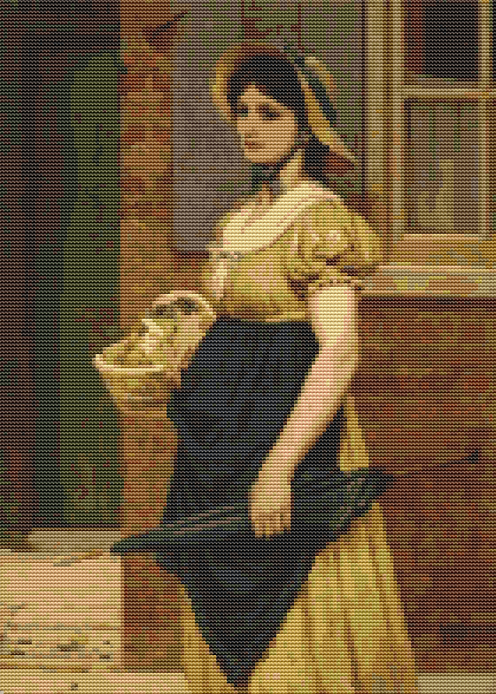 Sally in our Alley Cross Stitch Kit by G.D. Leslie