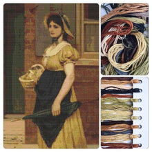 Sally in our Alley Cross Stitch Kit - Premium Cross Stitch Kit - G.D. Leslie